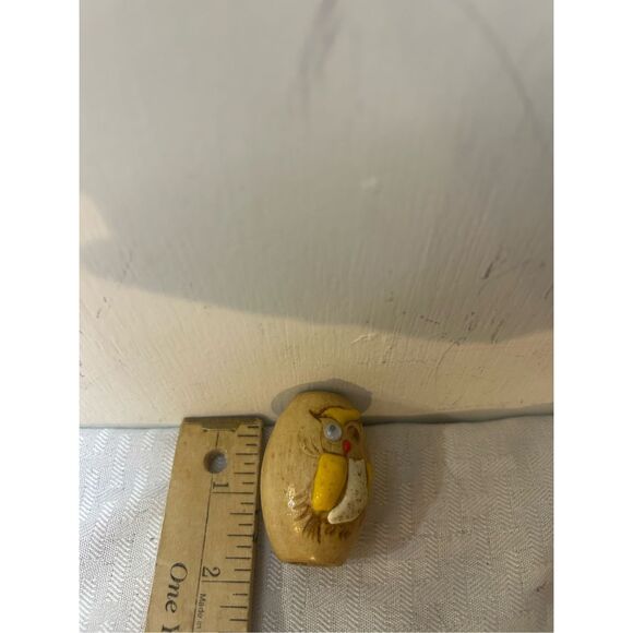 Macrame wooden barrel brown craft beads owls 10 cottage core lot - Picture 4 of 4